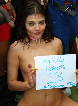 Dogfart Network invite you to explore xxx pictures featuring Adria Rae in interracial orgy